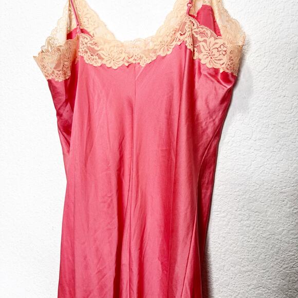 Victoria’s Secret Silk Y2K Vintage Lace Slip Dress Babydoll - Picture 5 of 11